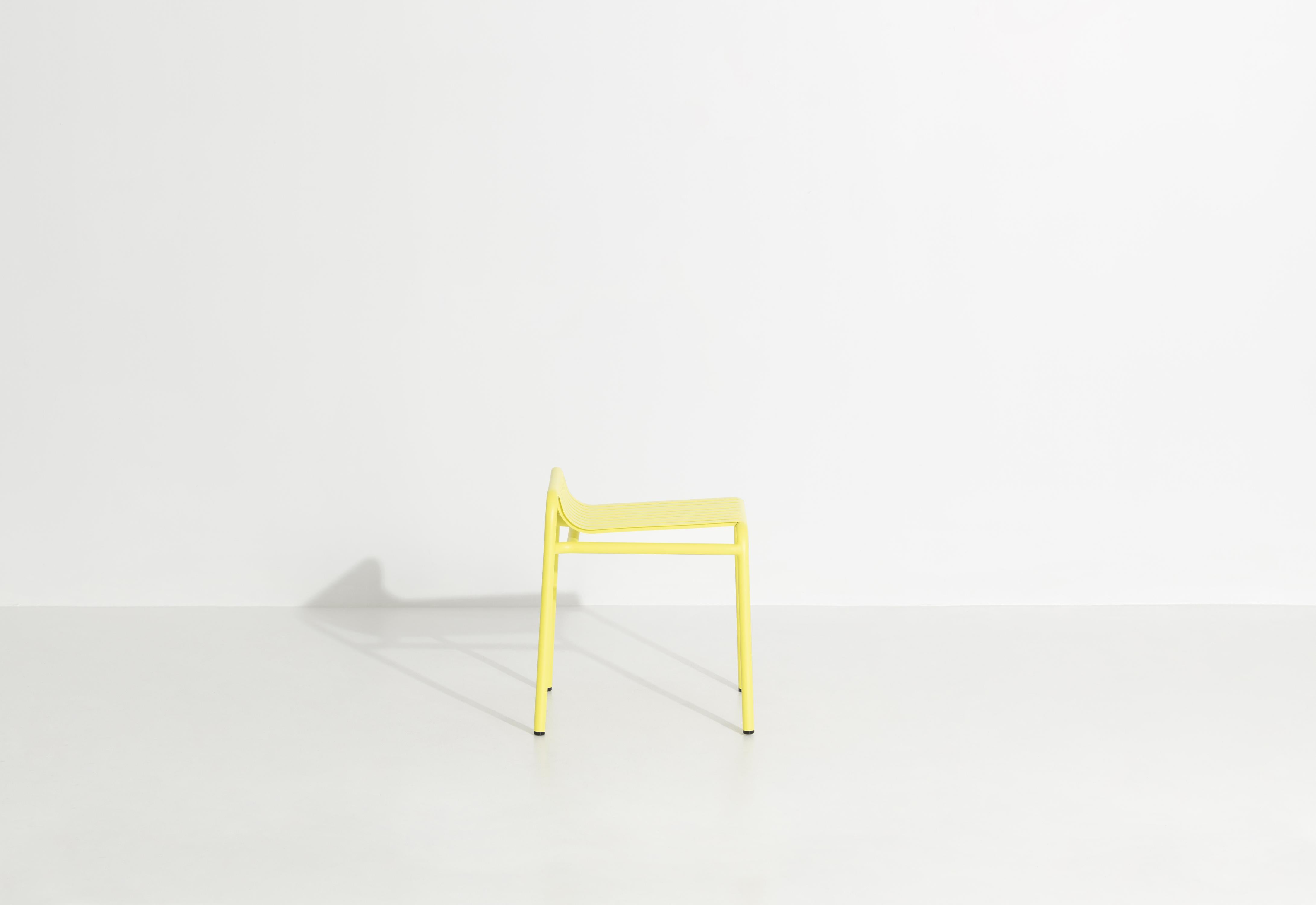 Petite Friture Week-End Stool in Yellow Aluminium by Studio BrichetZiegler In New Condition For Sale In Brooklyn, NY