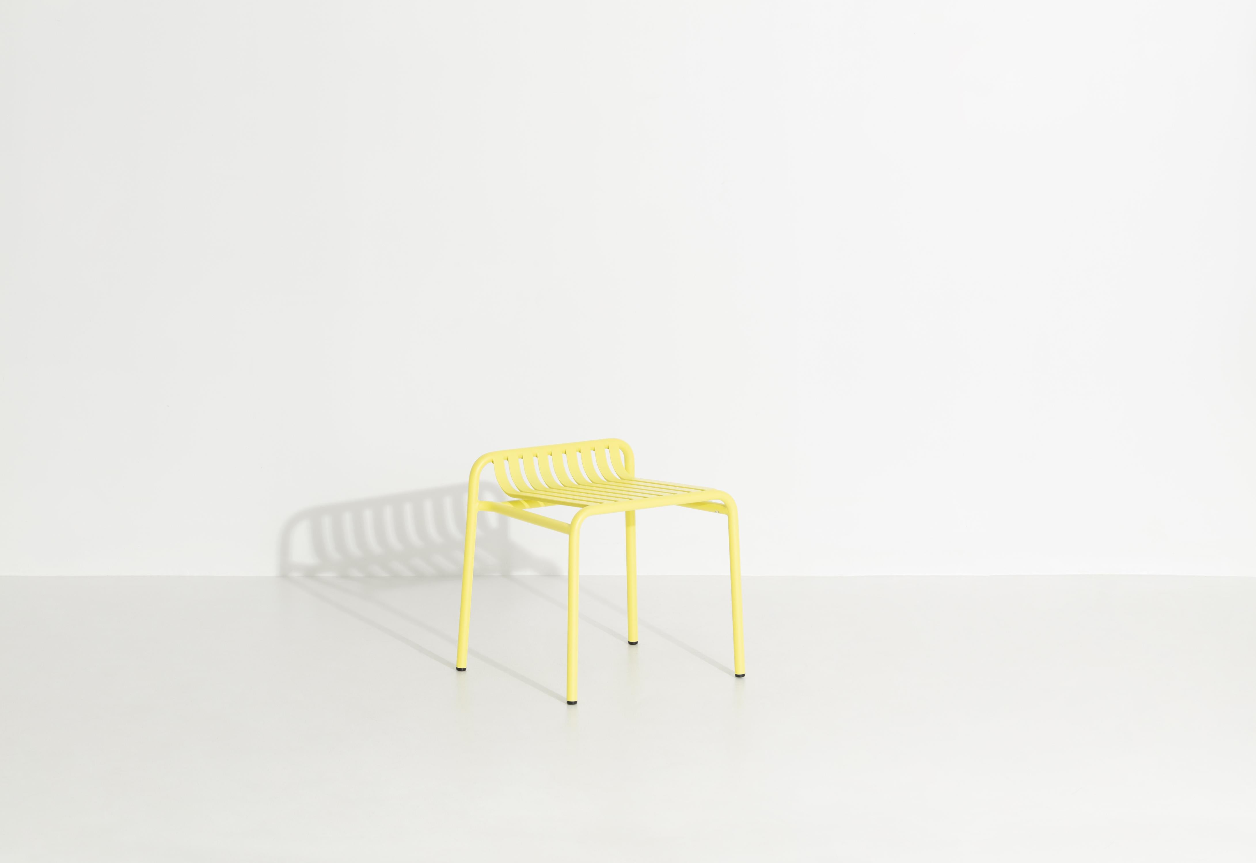 Contemporary Petite Friture Week-End Stool in Yellow Aluminium by Studio BrichetZiegler For Sale