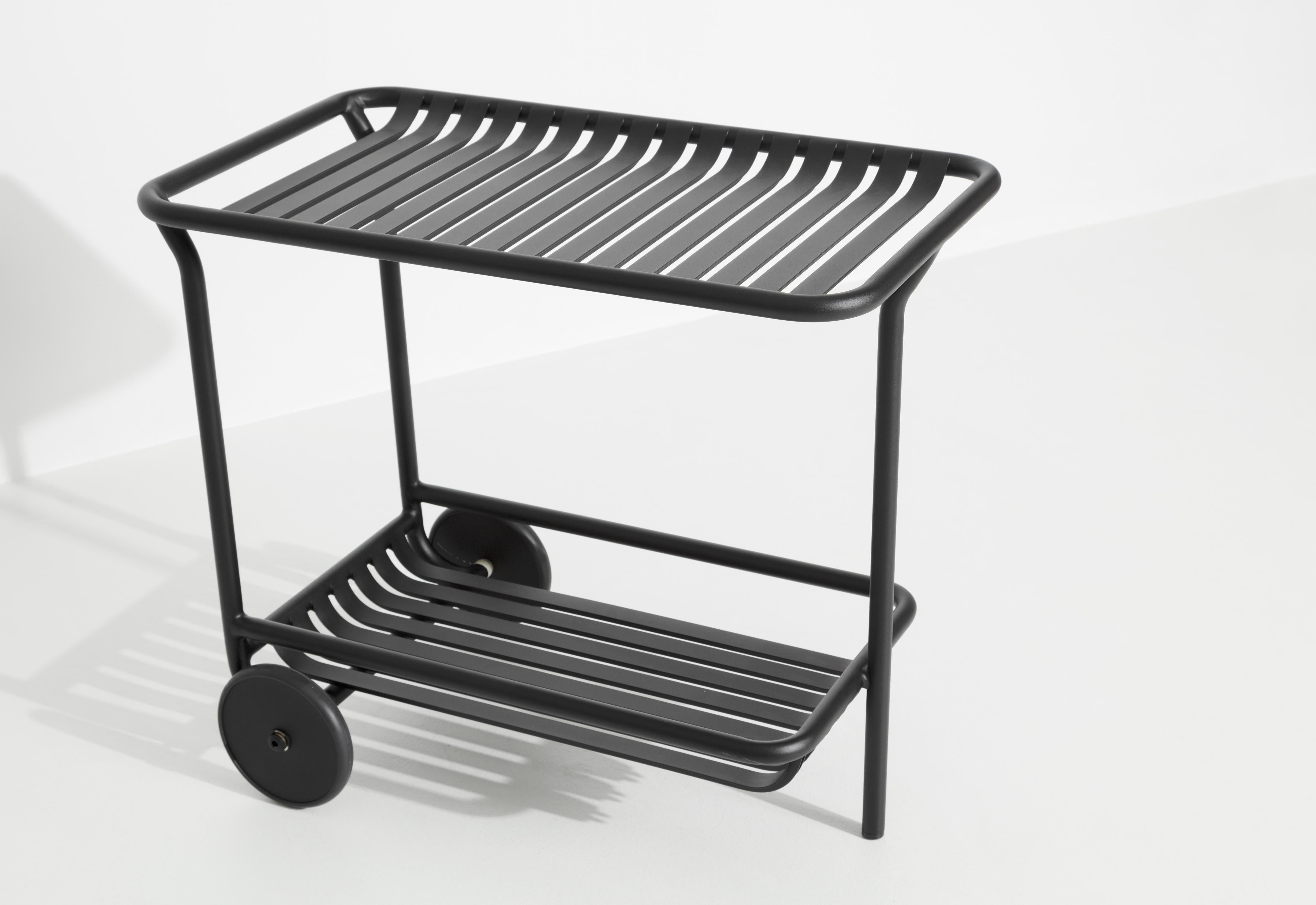 Petite Friture Week-End Trolley in Black Aluminium by Studio BrichetZiegler In New Condition For Sale In Brooklyn, NY