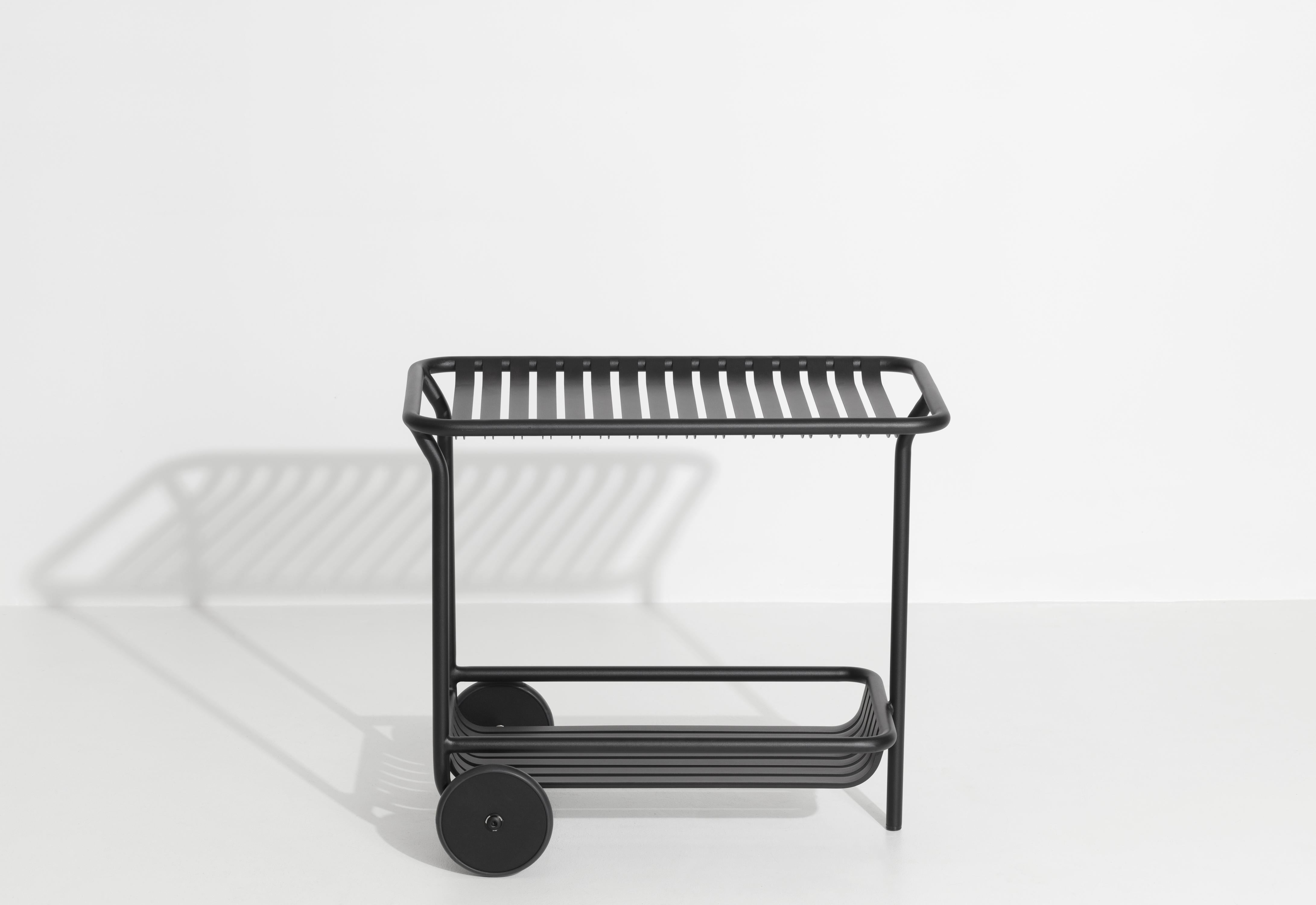 Contemporary Petite Friture Week-End Trolley in Black Aluminium by Studio BrichetZiegler For Sale