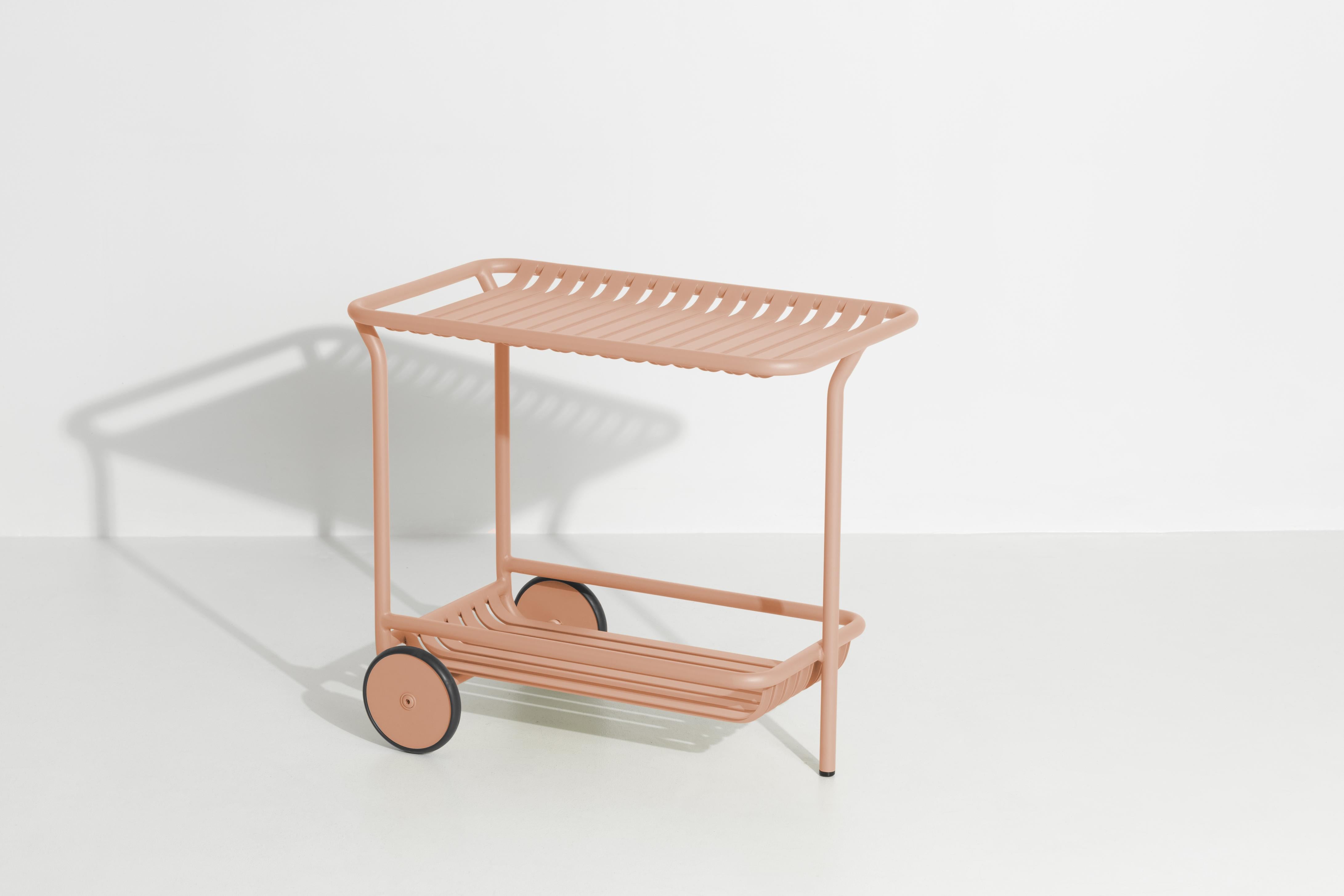 Petite Friture Week-End Trolley in Blush Aluminium by Studio BrichetZiegler In New Condition For Sale In Brooklyn, NY