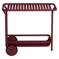 Petite Friture Week-End Trolley in Burgundy Aluminium, 2017