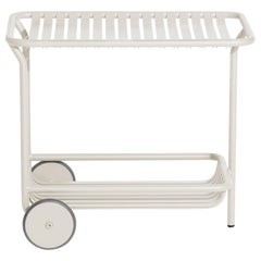 Carrito de fin de semana Petite Friture de aluminio marfil por Studio BrichetZiegler
