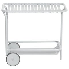 Petite Friture Week-End Trolley in Pearl Grey Aluminium by Studio BrichetZiegler