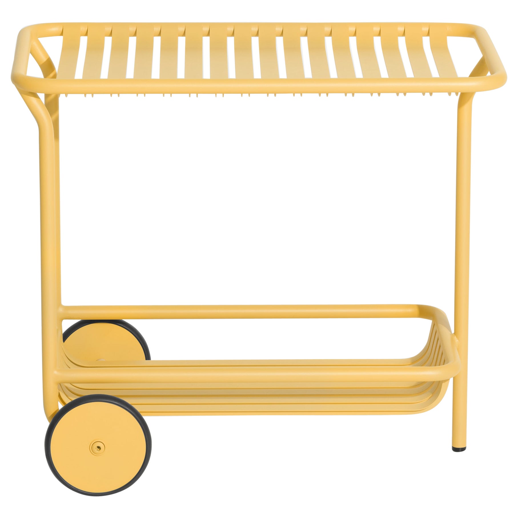 Kleiner Friture Week-End-Wagenwagen aus safranfarbenem Aluminium von Studio BrichetZiegler