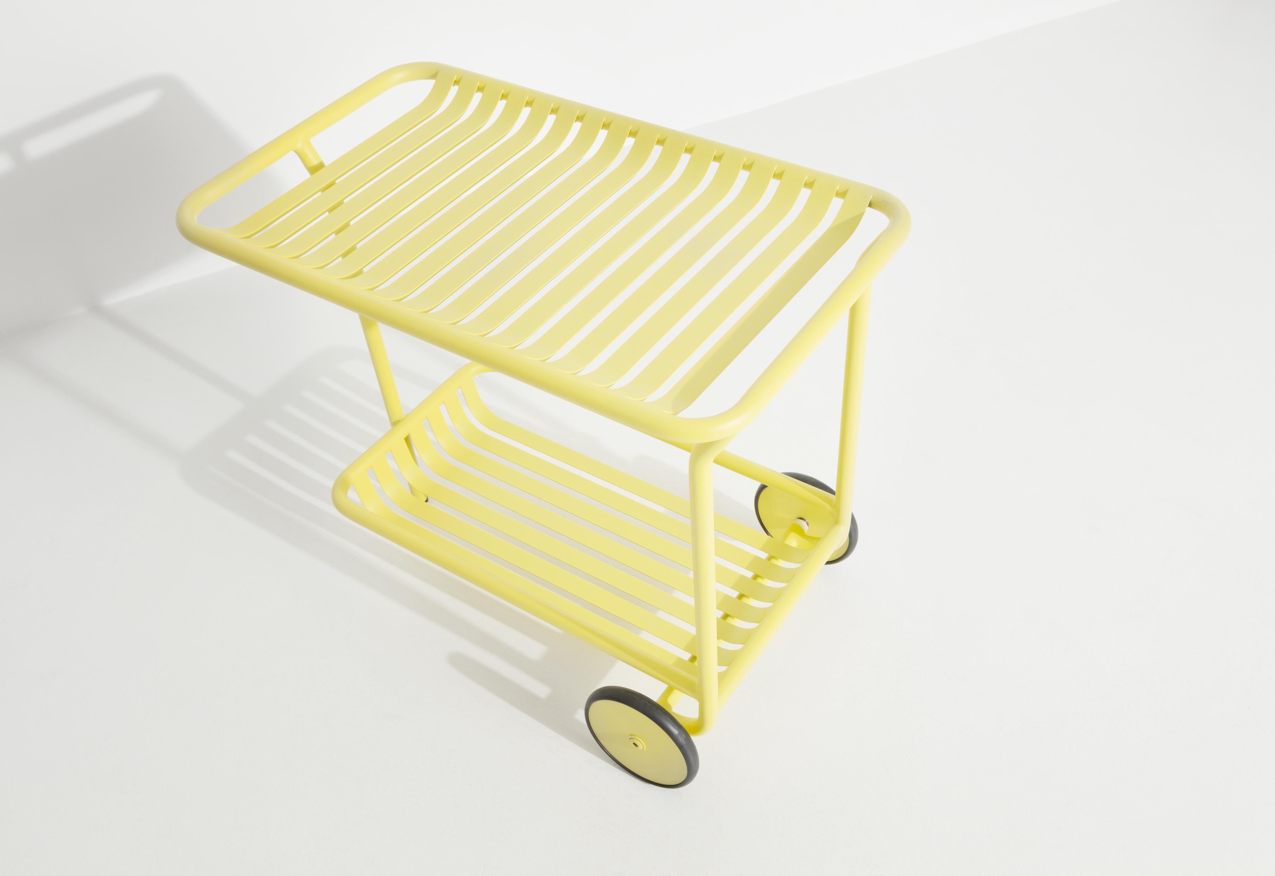 Petite Friture Week-End Trolley in Yellow Aluminium by Studio BrichetZiegler In New Condition For Sale In Brooklyn, NY