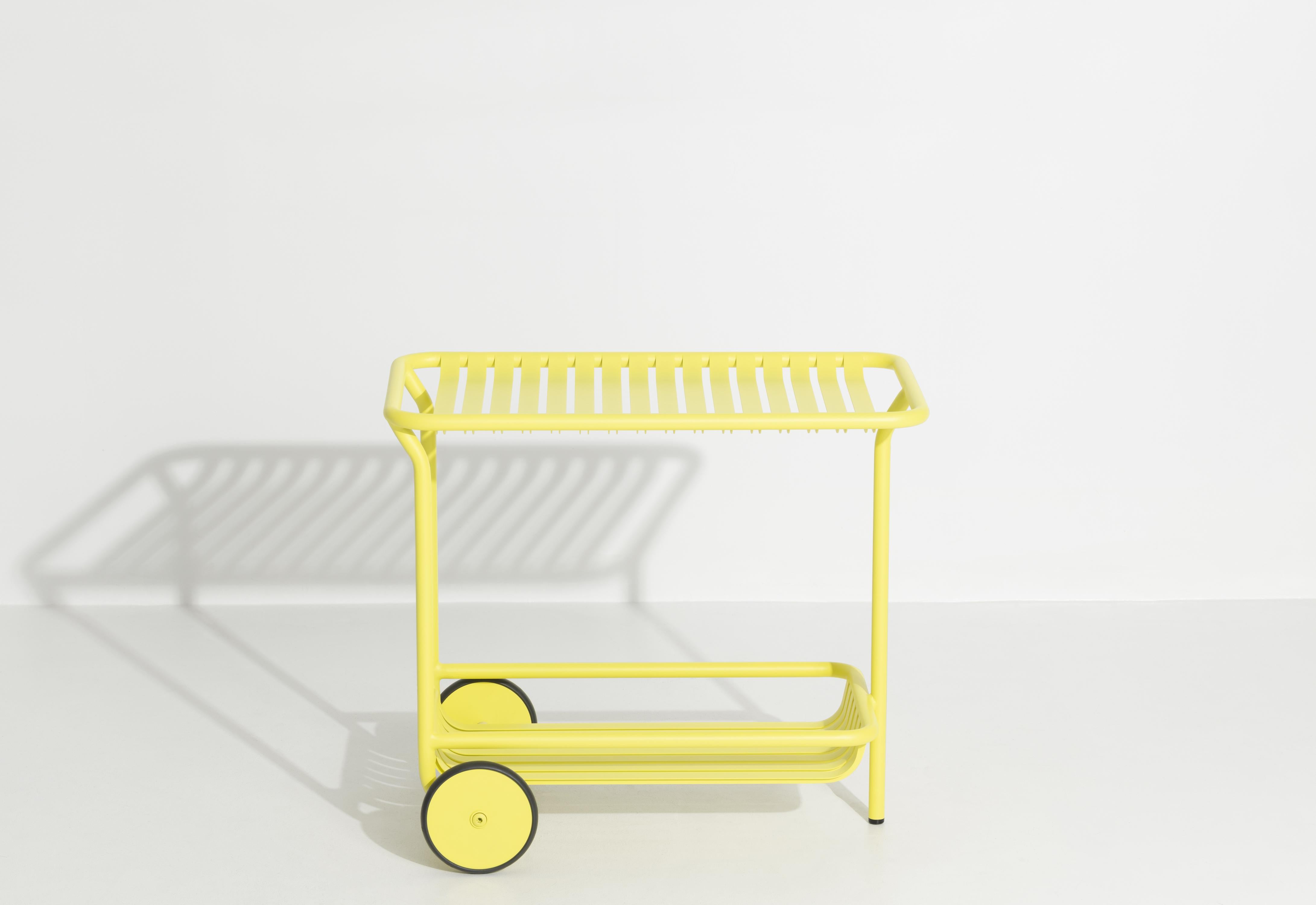 Contemporary Petite Friture Week-End Trolley in Yellow Aluminium by Studio BrichetZiegler For Sale