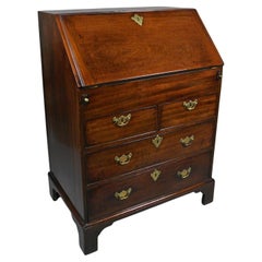 Petite George II Mahogany Bureau, c. 1740