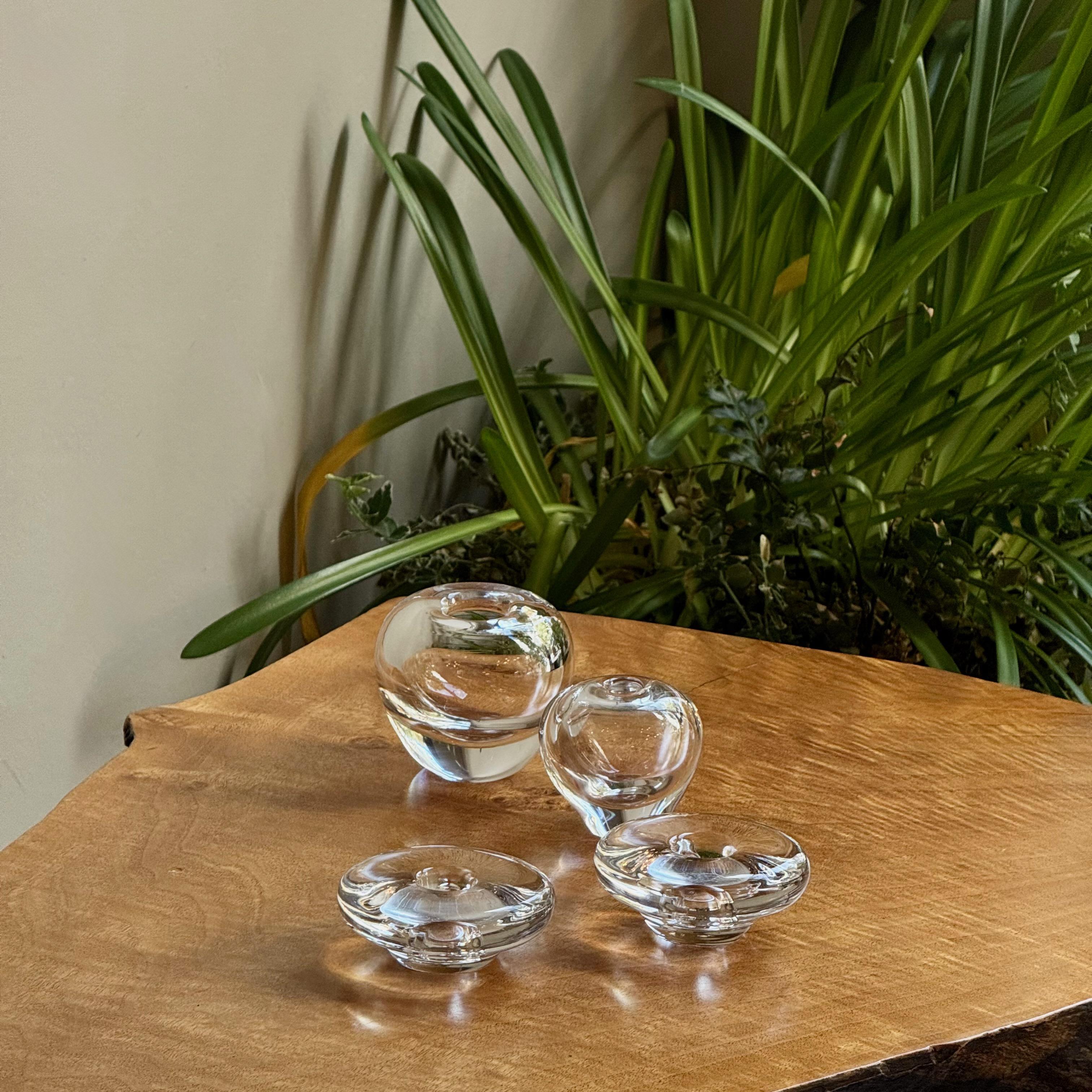 Petite Glass Vases/ Orrefors, Sweden In Good Condition For Sale In London, GB