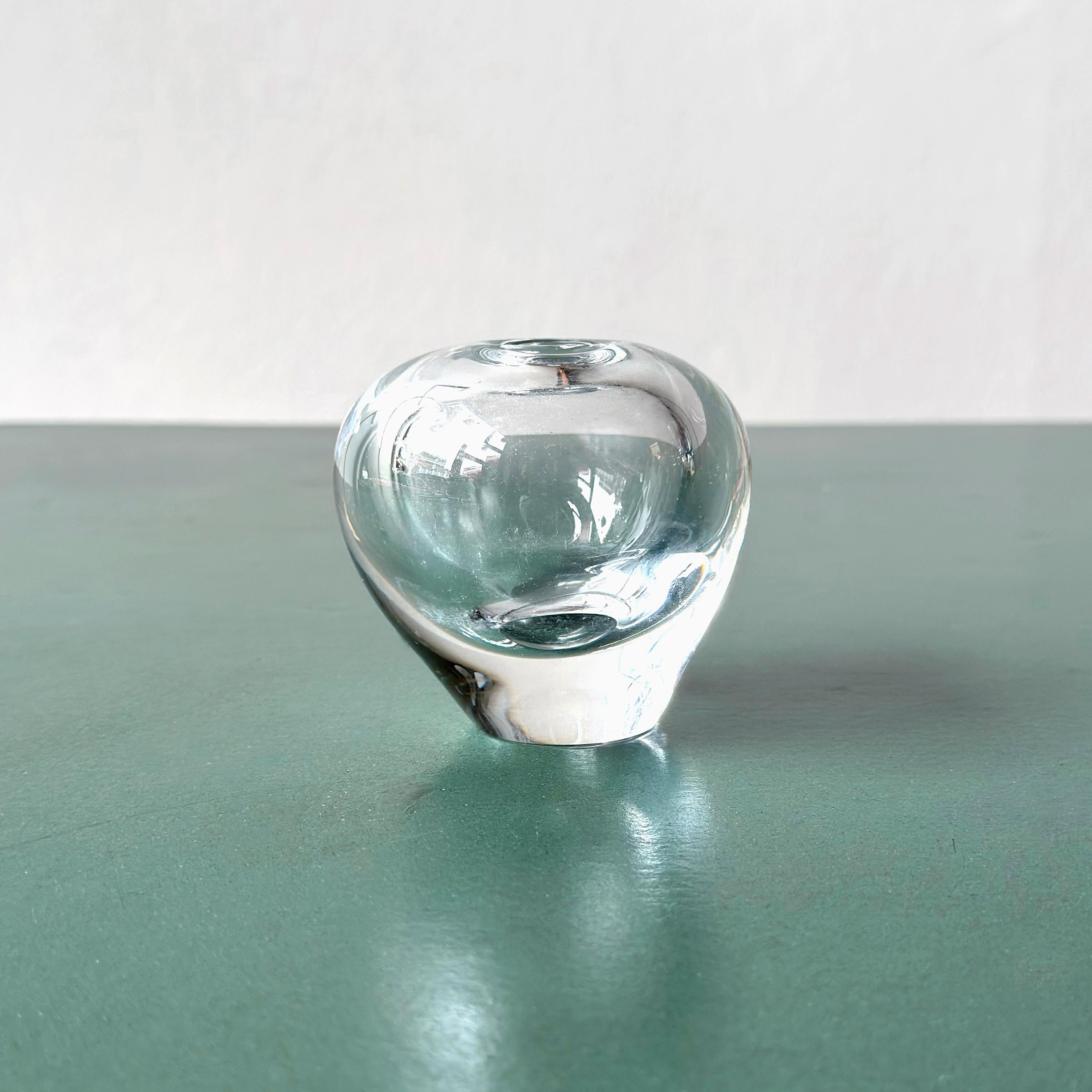 20th Century Petite Glass Vases/ Orrefors, Sweden For Sale