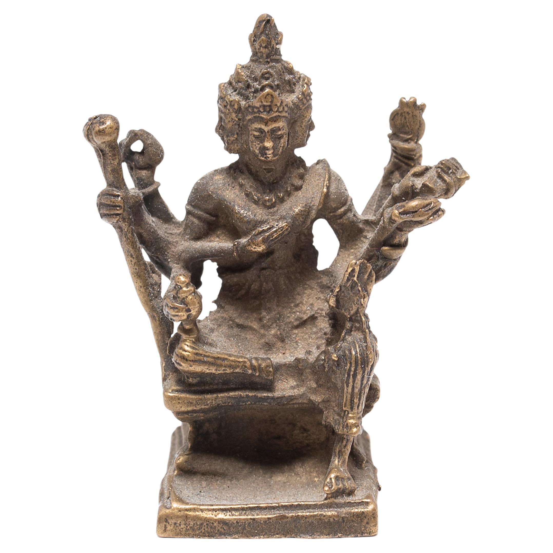 Petite Goddess Mahapratisara Charm For Sale