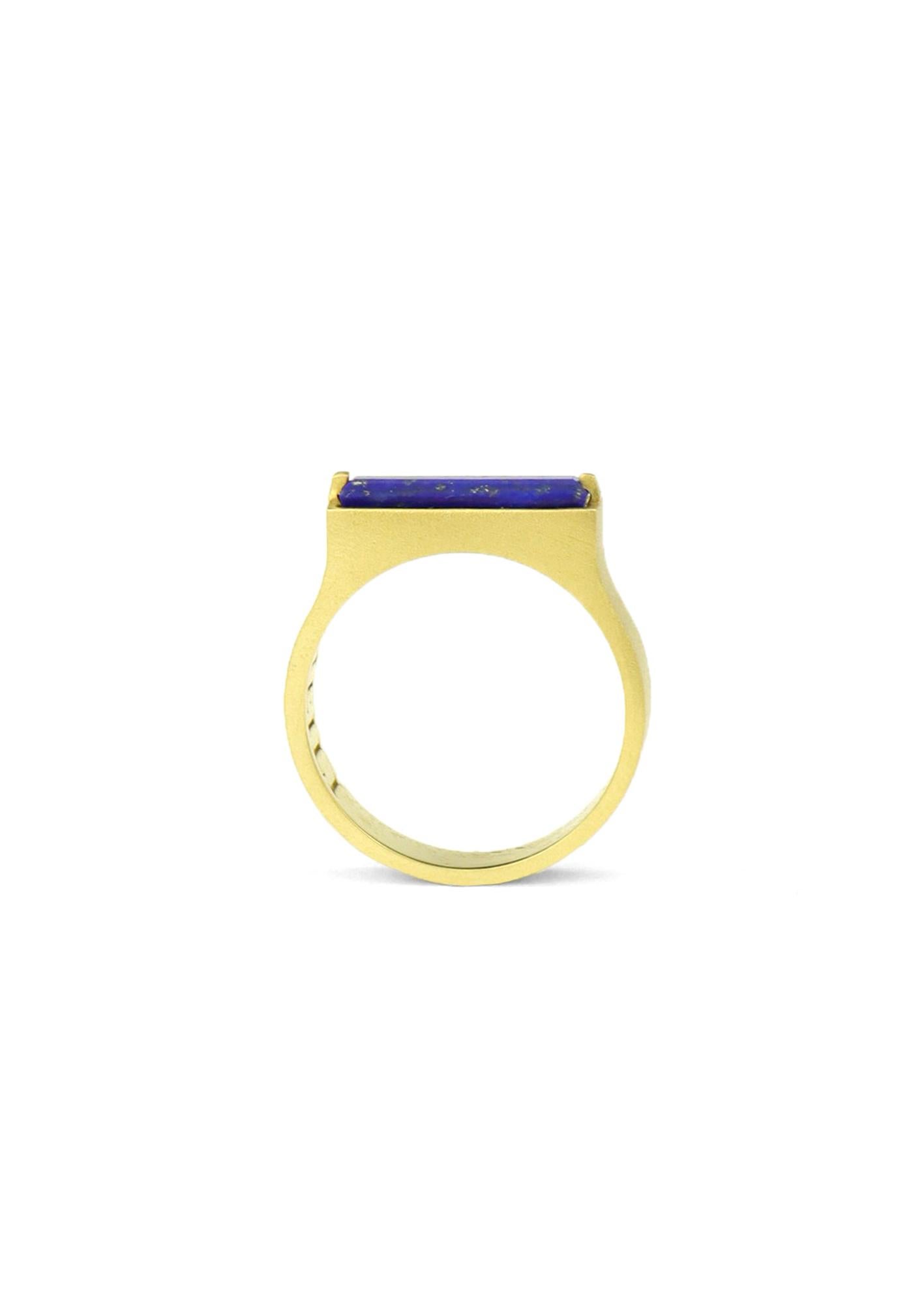 For Sale:  Petite Horizontal Pillar Ring 2