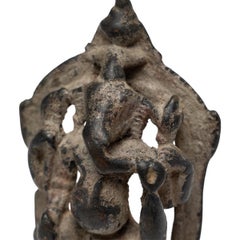 Petite Indian Bronze Ganesha Shrine, c. 1700