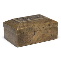 Petite Indonesian Brass Betel Box, c.1900