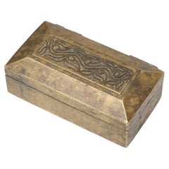 Petite Indonesian Brass Betel Box, c. 1900