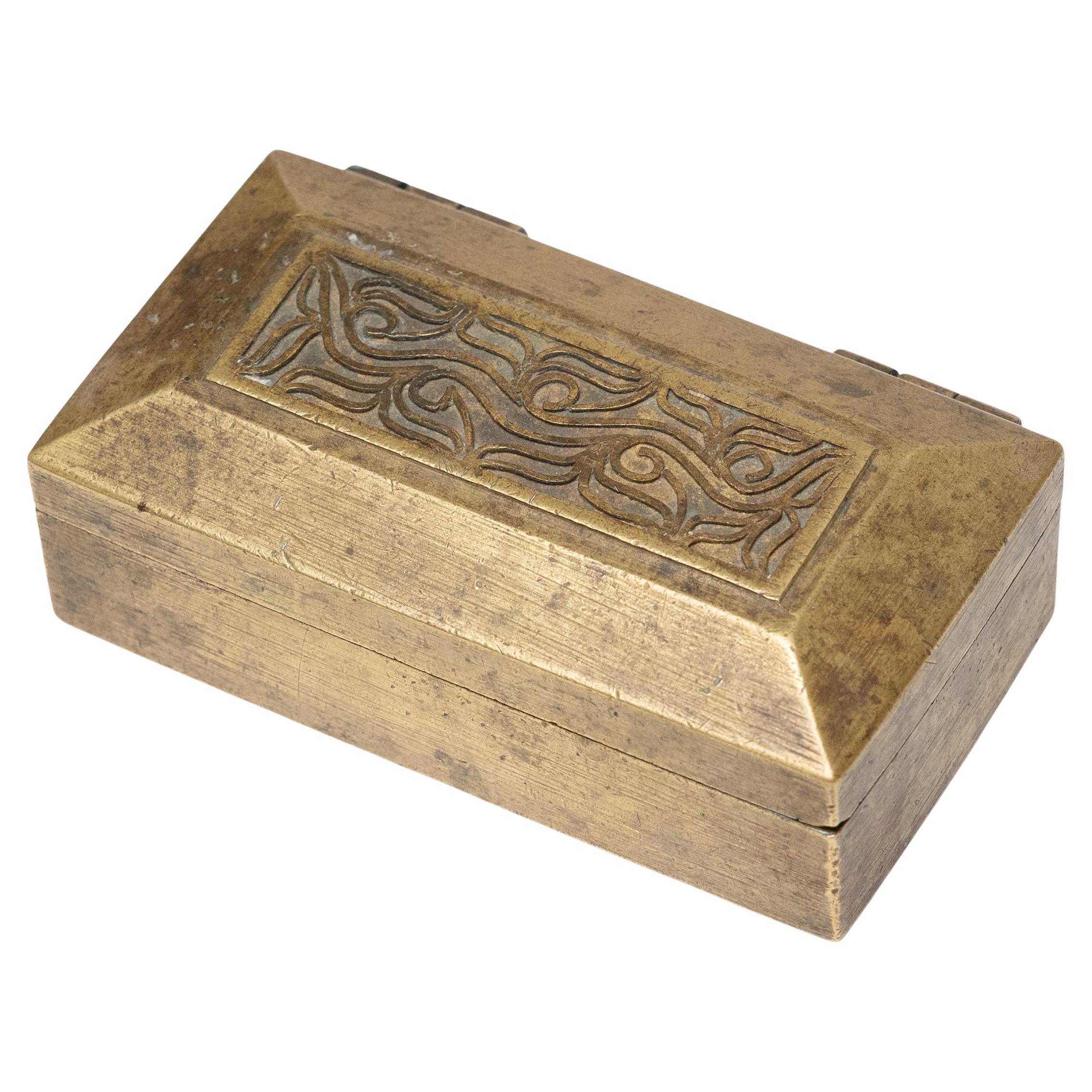 Petite Indonesian Brass Betel Box, c. 1900 For Sale