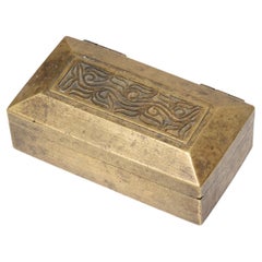 Petite Indonesian Brass Betel Box, c. 1900