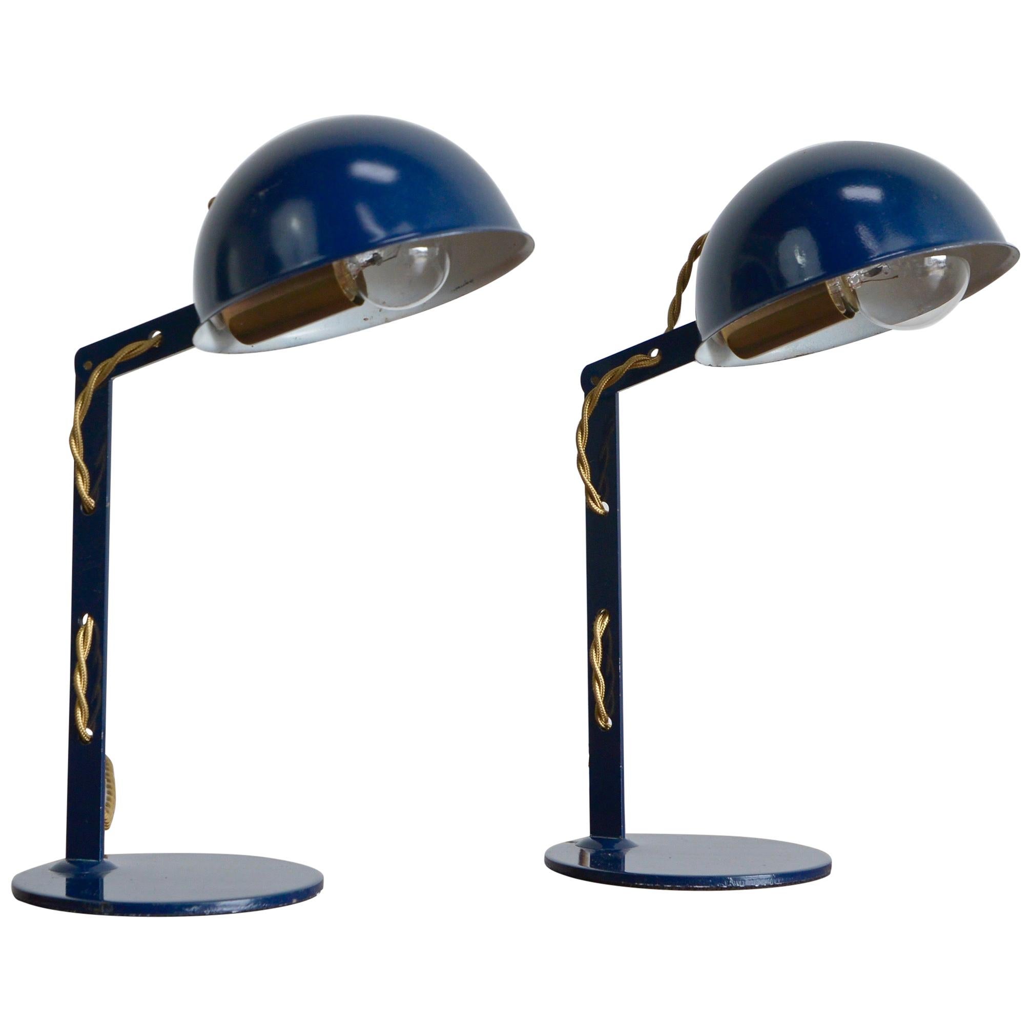 Petite Industrial Table Lamps