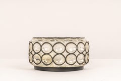 1 of 3 Petite Iron and Glass Wall or Ceiling Lights by Limburg, Germany, 1960s