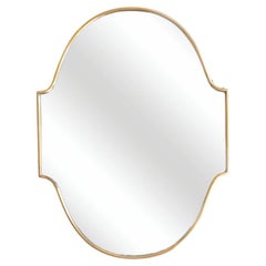 Petite Italian Brass Mirror