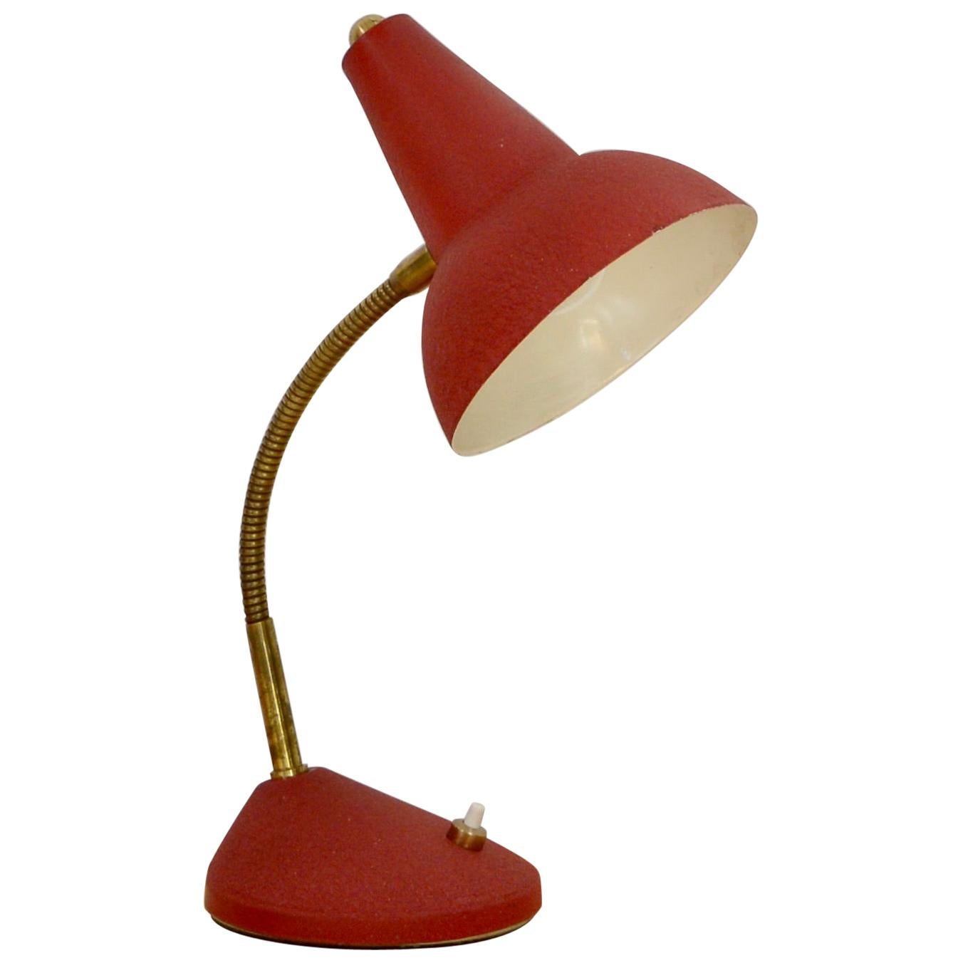 double gooseneck table lamp