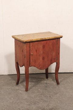 Petite Italian Lift-Top Cabinet, 19th C.