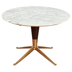 Petite Italian Marble Side Table