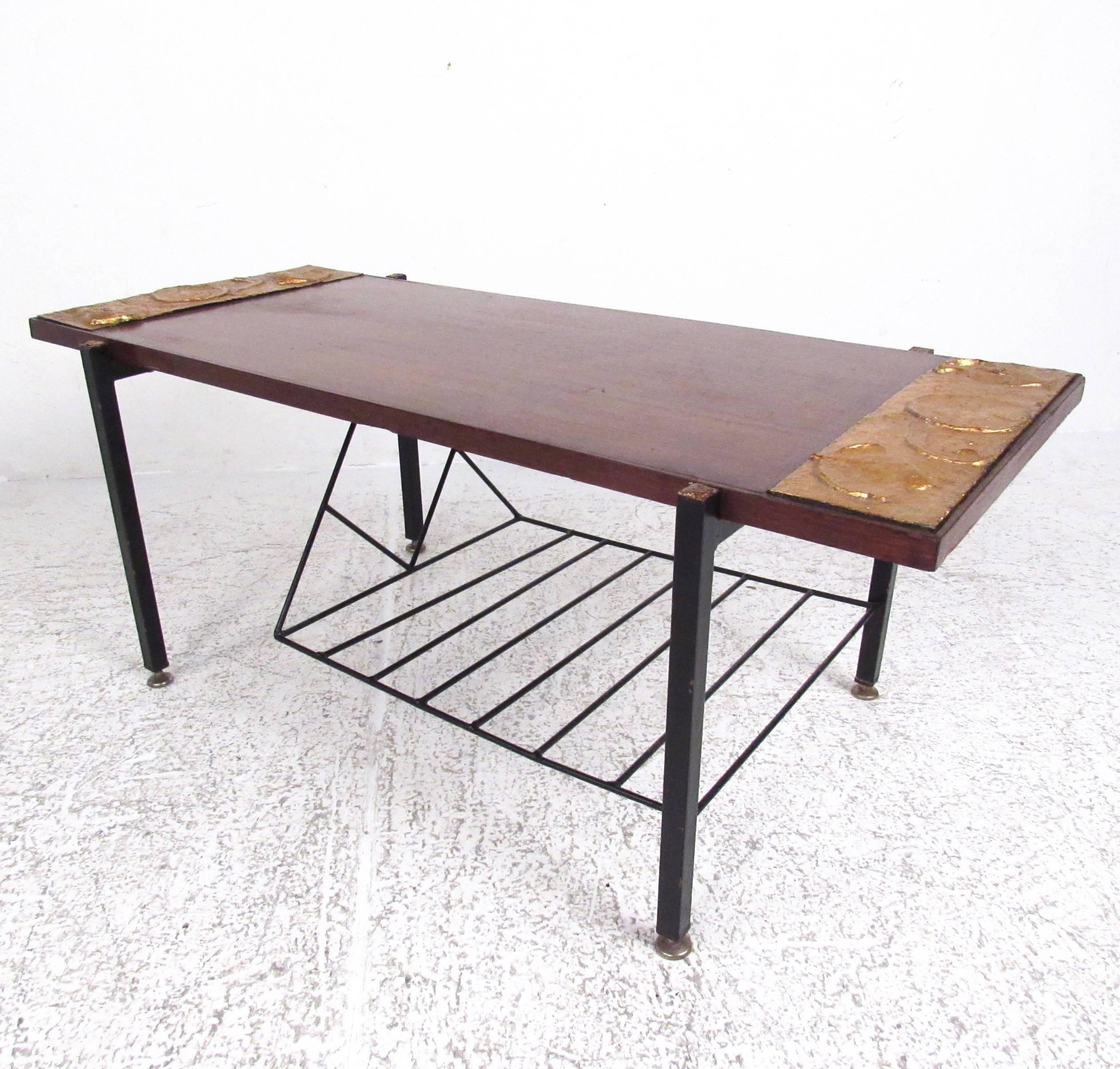 Petite Italian Modern Coffee Table 1