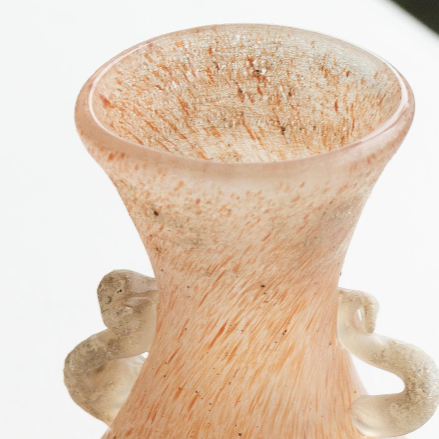 Glass Petite Italian Scavo Bud Vase