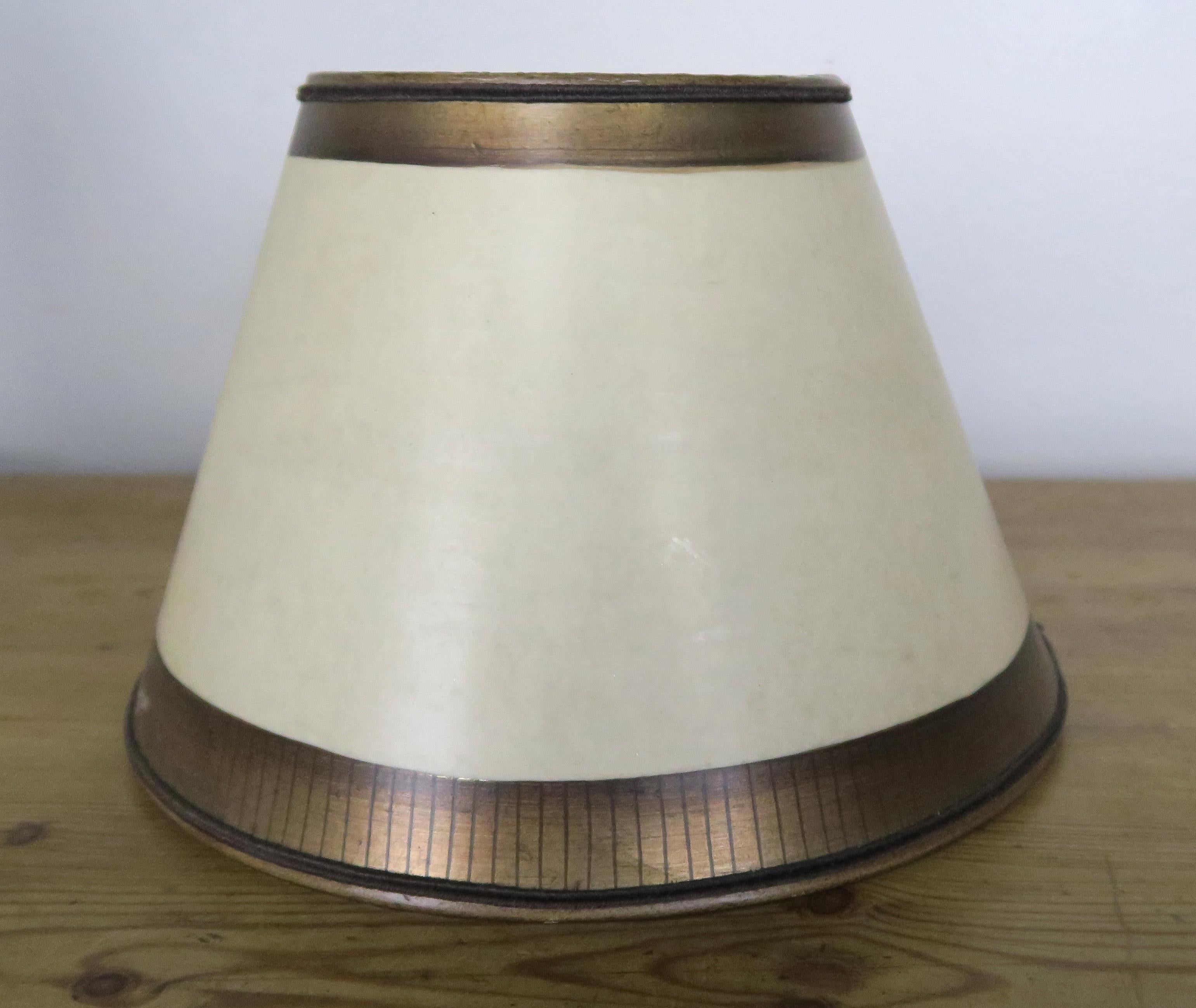 Wood Petite Italian Urn Lamp with Parchment Shade