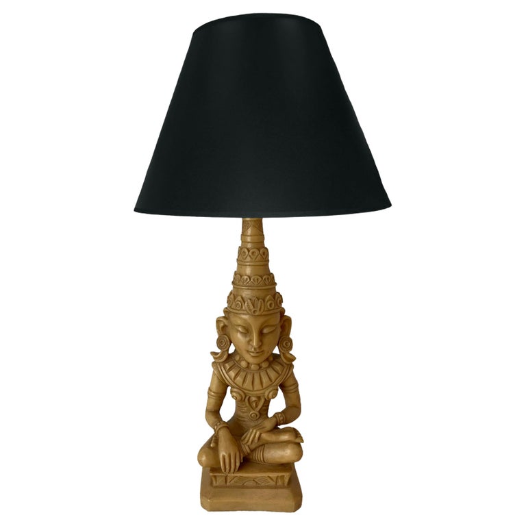 Petite James Mont Style Buddha Lamp For Sale at 1stDibs