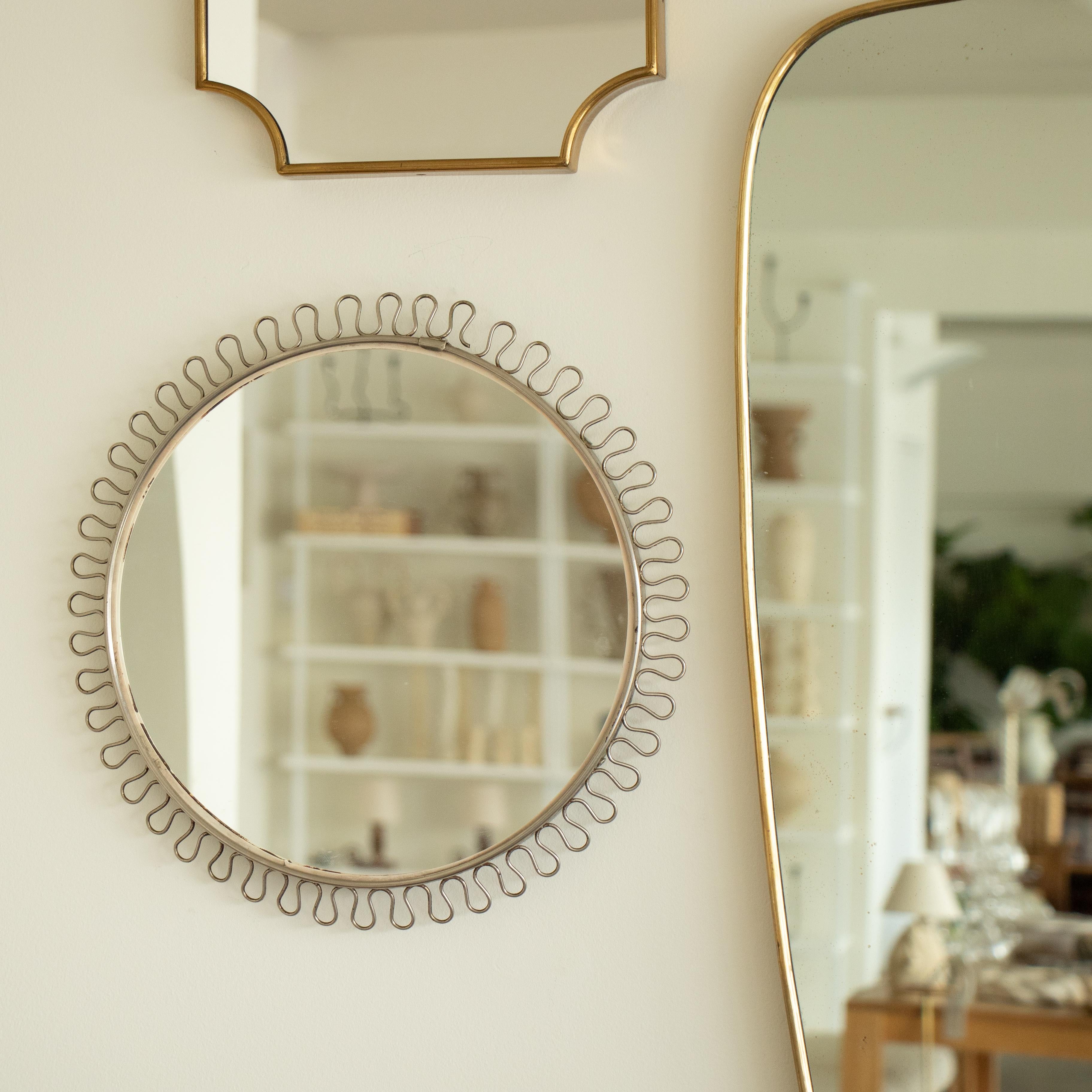 Swedish Petite Loop Mirror by Josef Frank