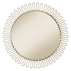 Petite Loop Mirror in the Style of Josef Frank