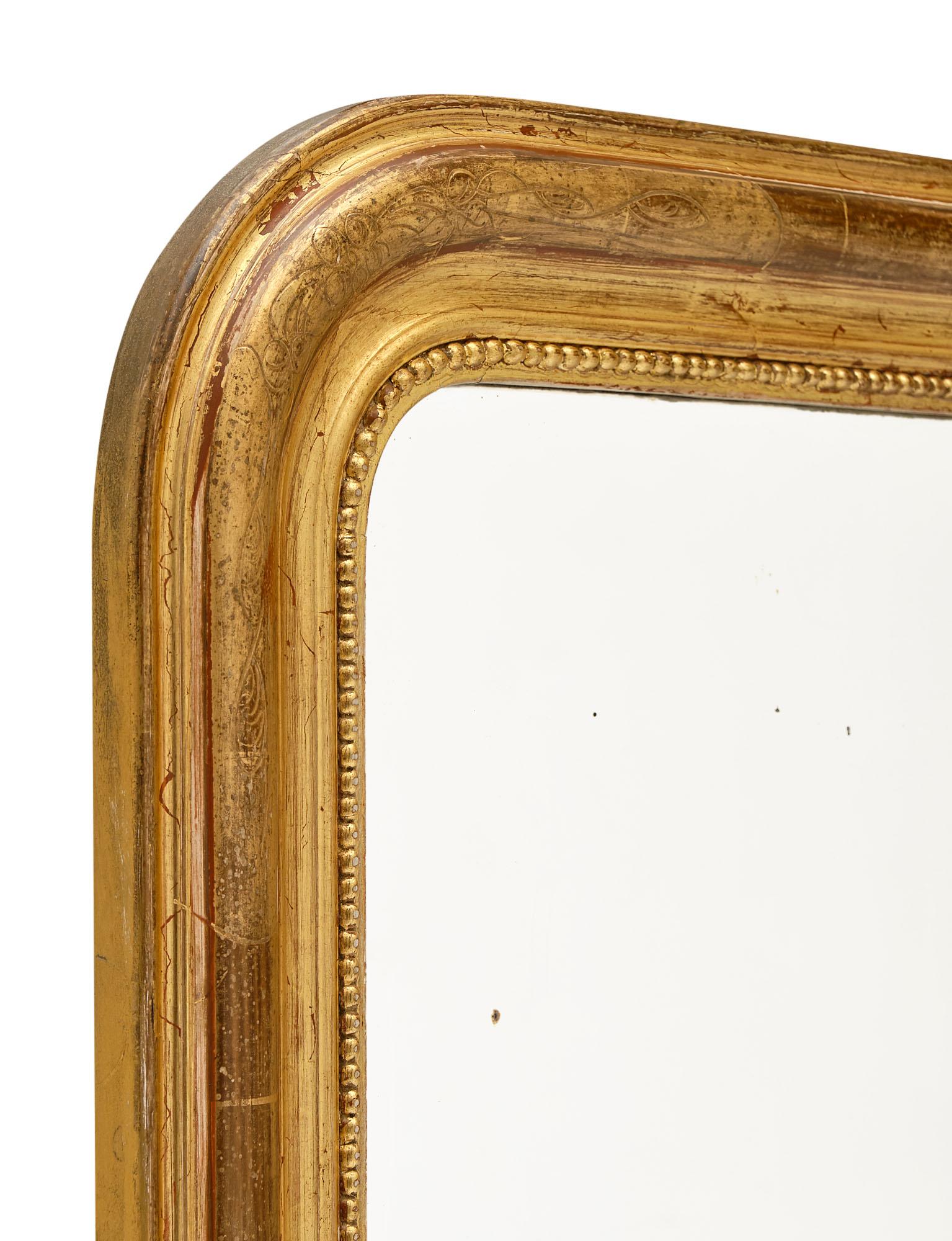 French Petite Louis Philippe Mirror
