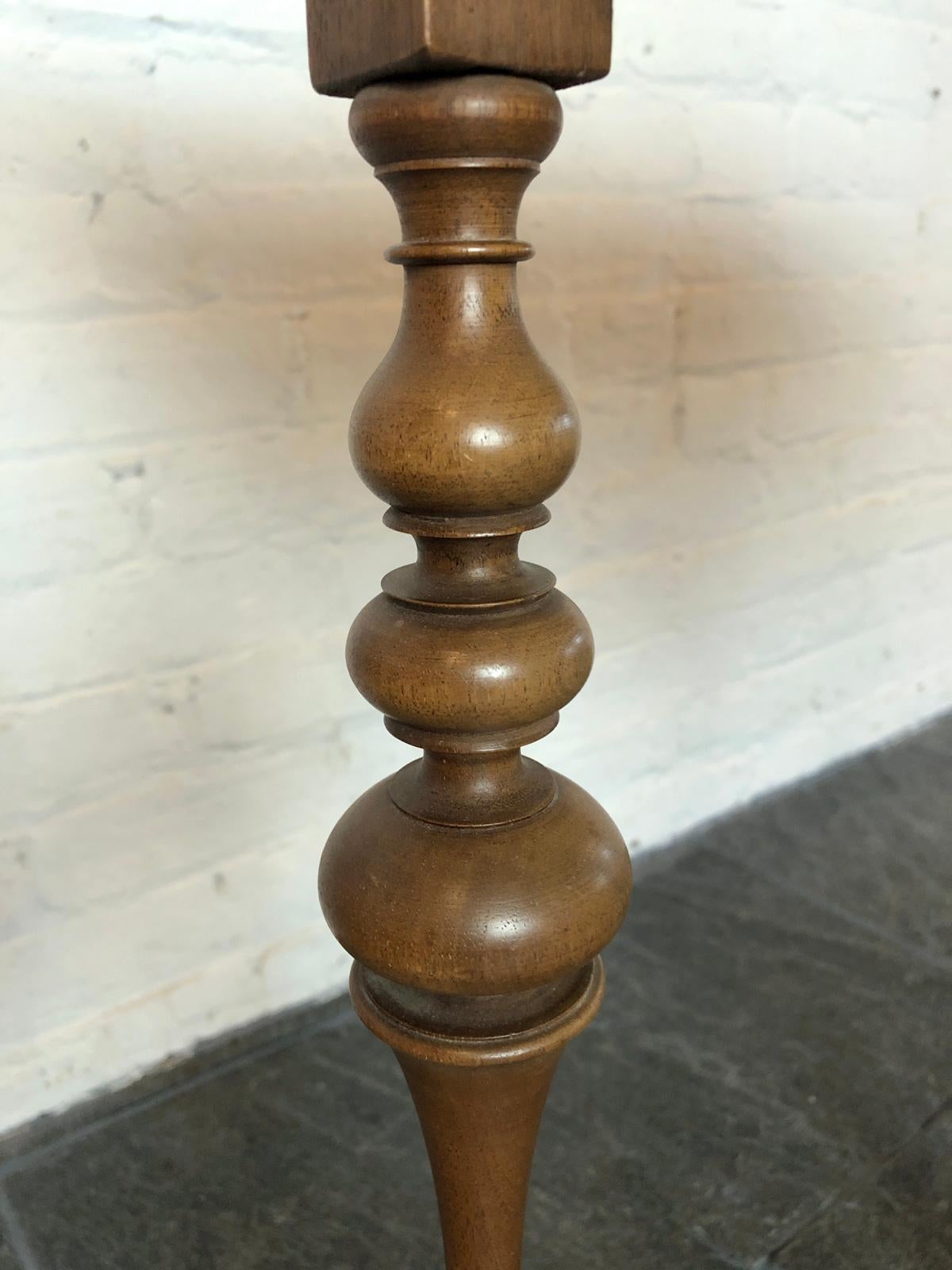 19th Century French, Petite Louis XIII Style Walnut Table For Sale