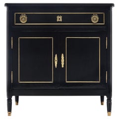 Petite, Louis XVI Style Buffet, Cabinet, Antique French 1920s