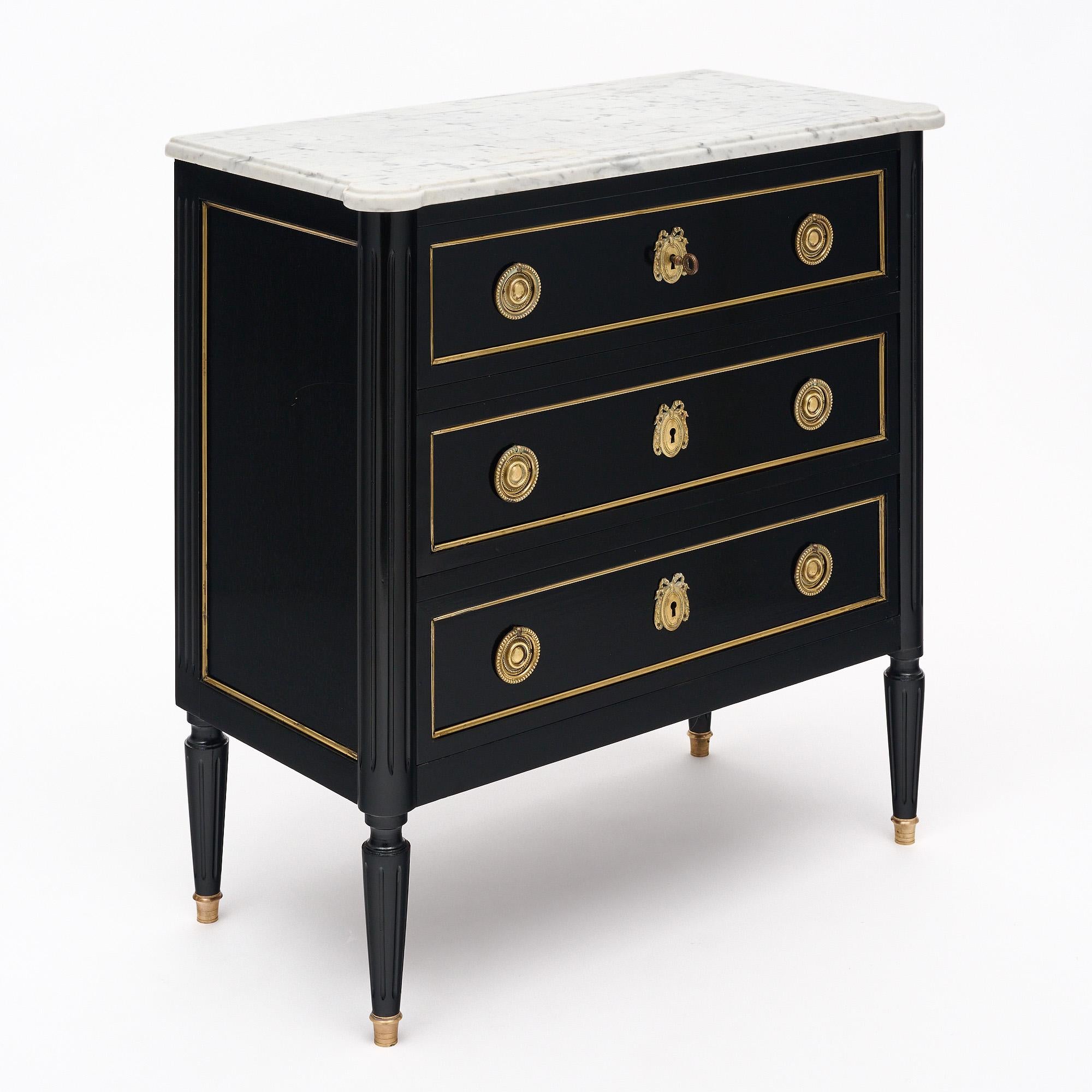 French Petite Louis XVI Style Chest of Drawers