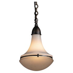 Antique Petite Luzette Pendant by Peter Behrens, Germany Circa 1920