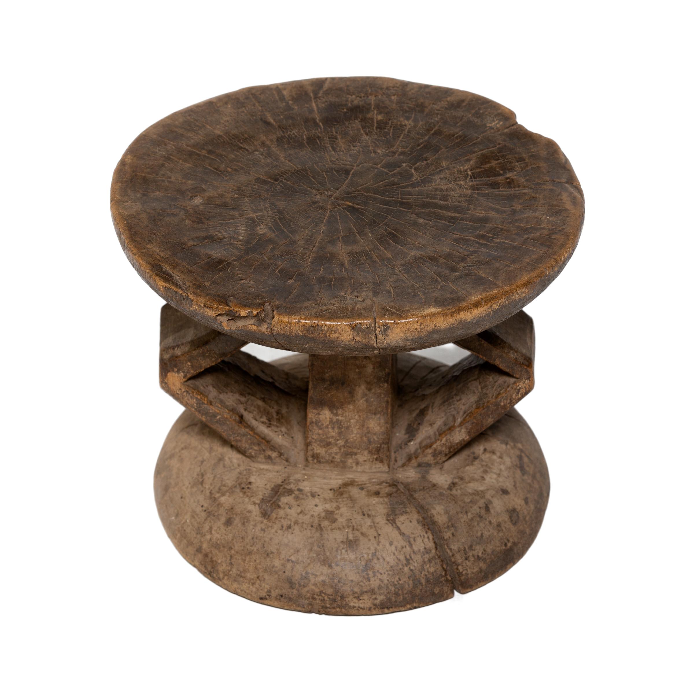 Petite Malian Dogon Stool In Good Condition In Chicago, IL