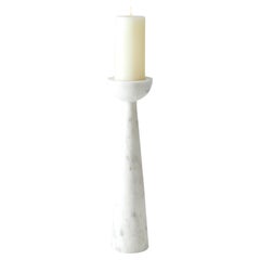 Used Petite Marble Round Candle Stick