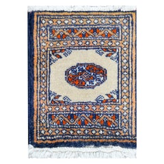Petite Mid-20th Century Bakhara Rug