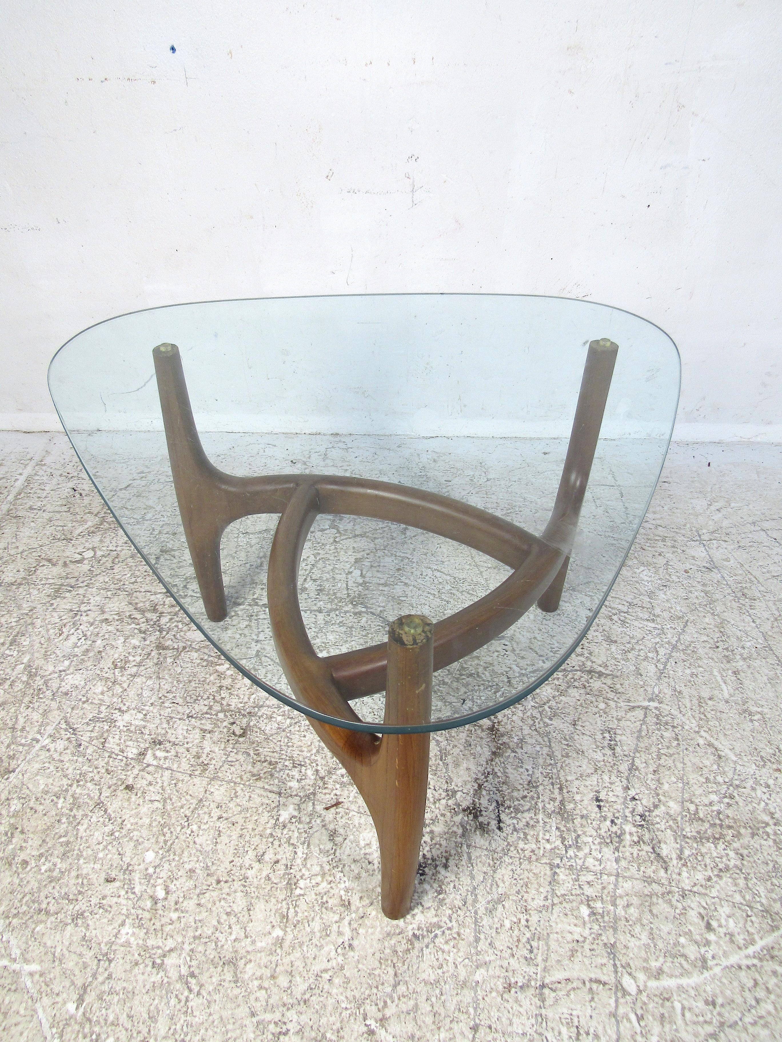 Mid-Century Modern Petite Midcentury Coffee Table by Adrian Pearsall for Craft Associates