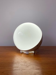 Petite Mid-Century Glass Globe Lamp, Spain