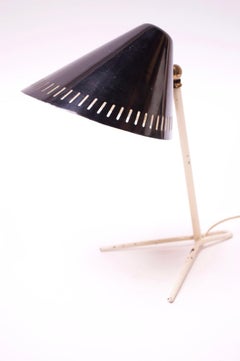 Petite Midcentury Italian Modern Metal Table Lamp / Wall Sconce