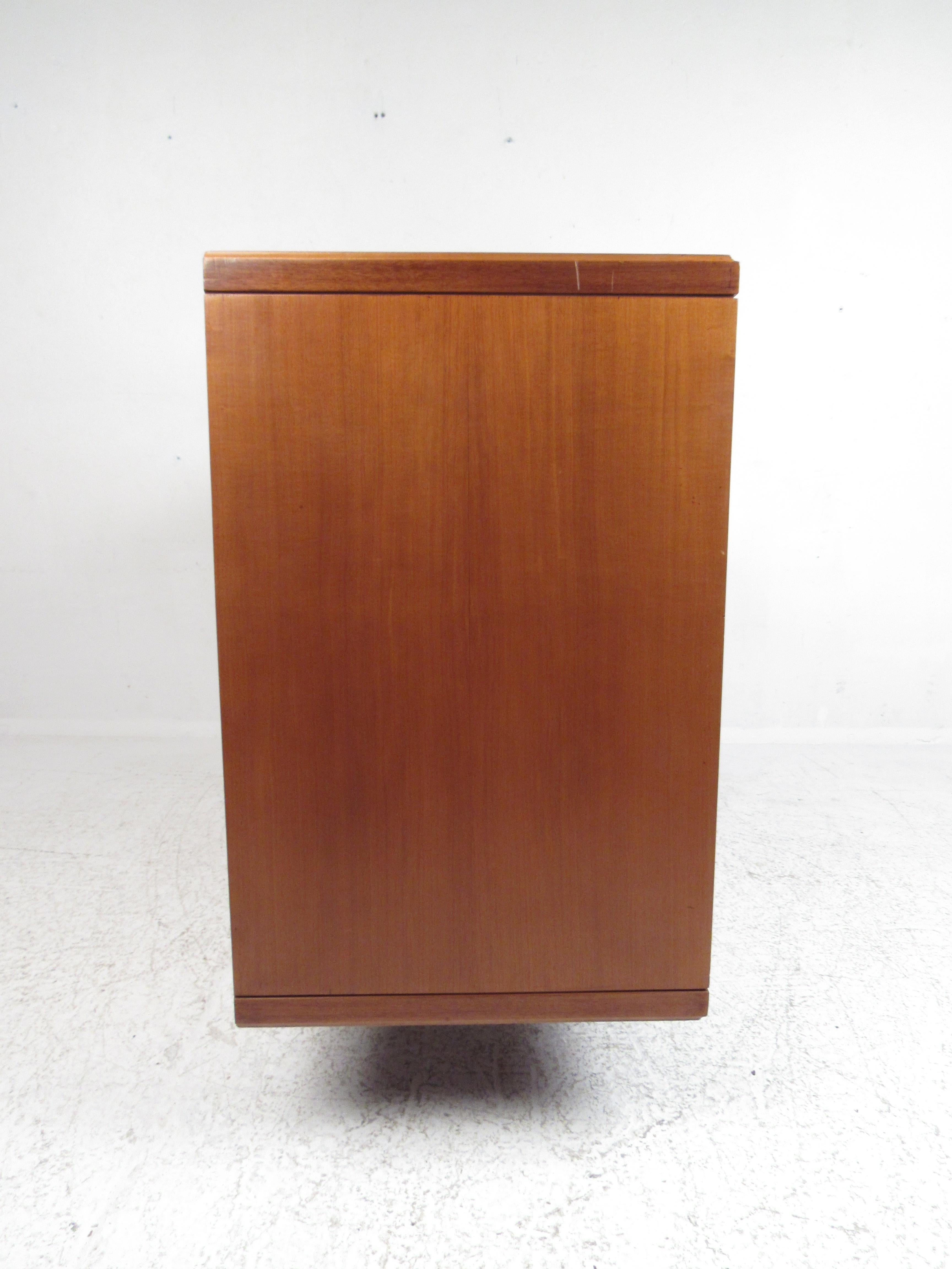 Late 20th Century Petite Mid-Century Modern Credenza