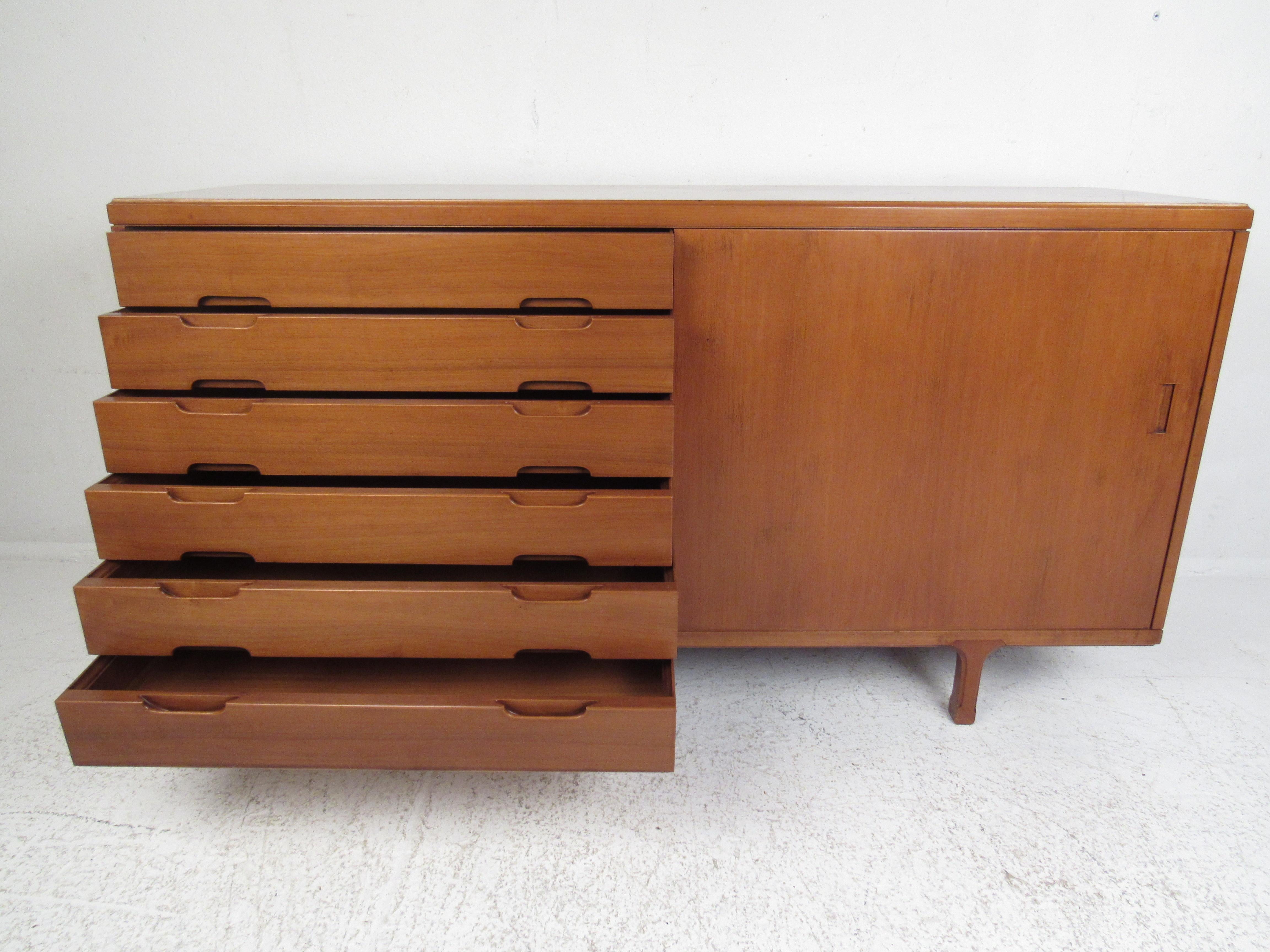 Petite Mid-Century Modern Credenza 1