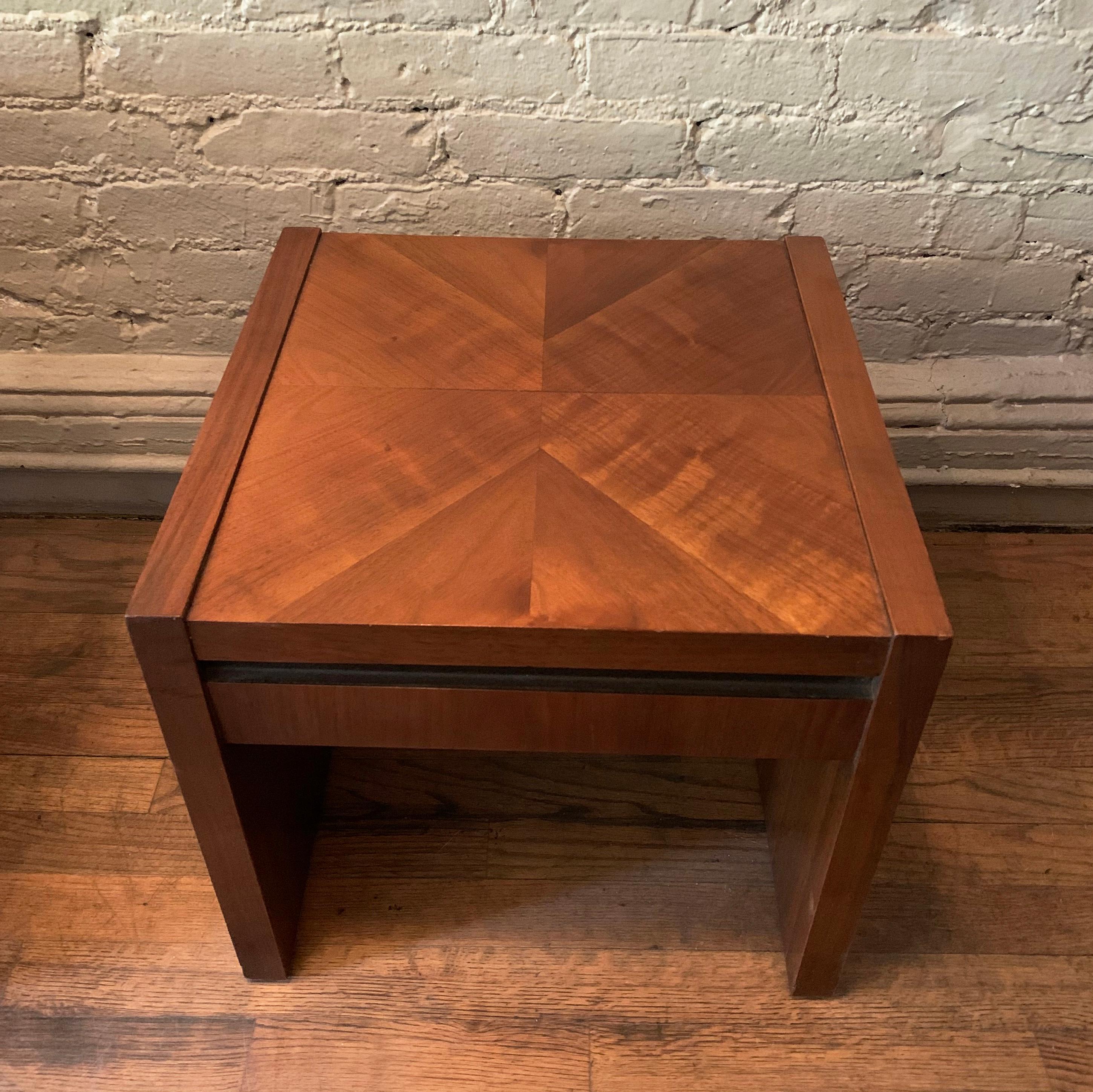 Petite Midcentury Side Table by Altavista Lane In Good Condition In Brooklyn, NY