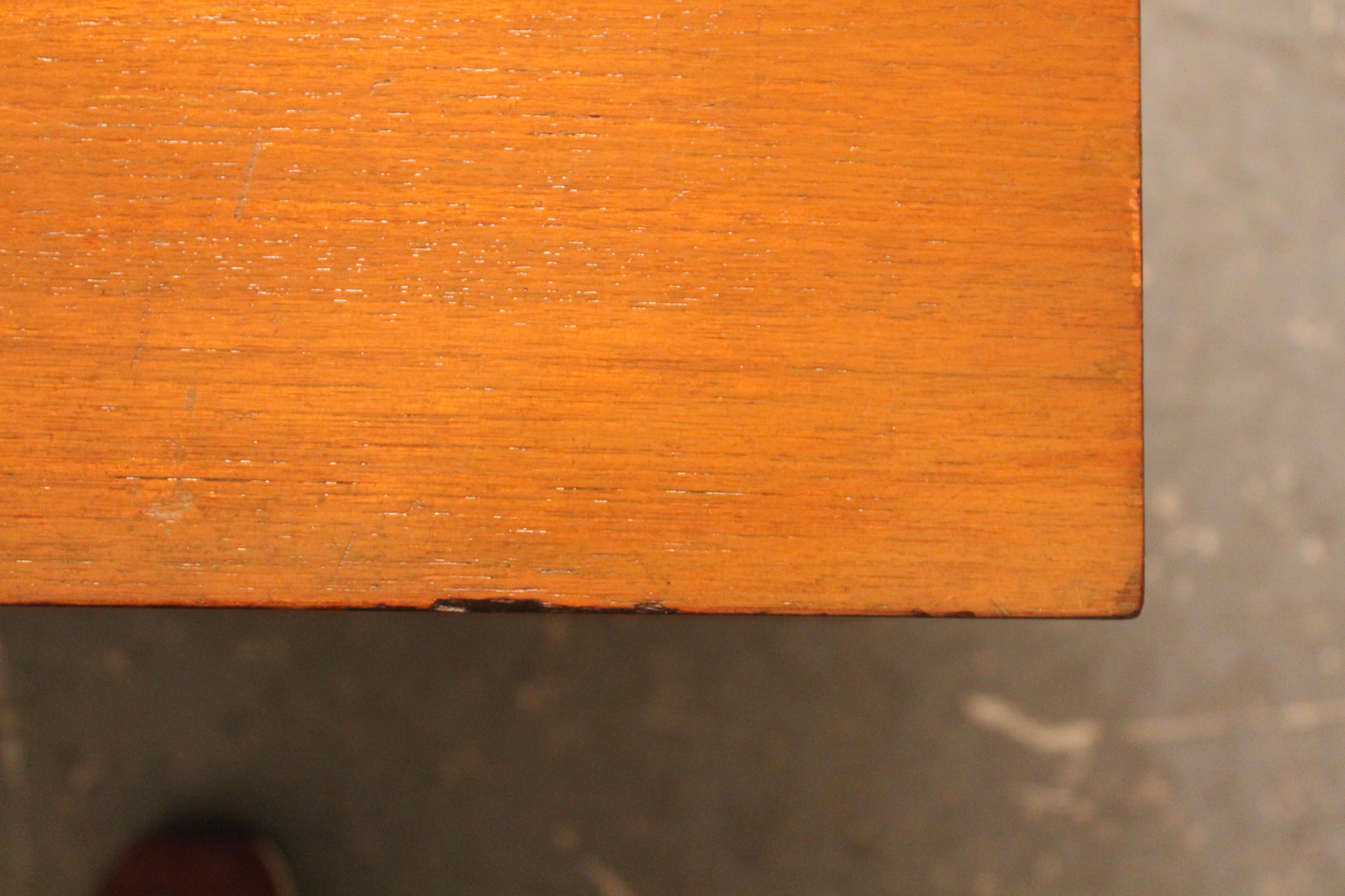 Petite Mid-Century Tambour Door Office Cabinet For Sale 10