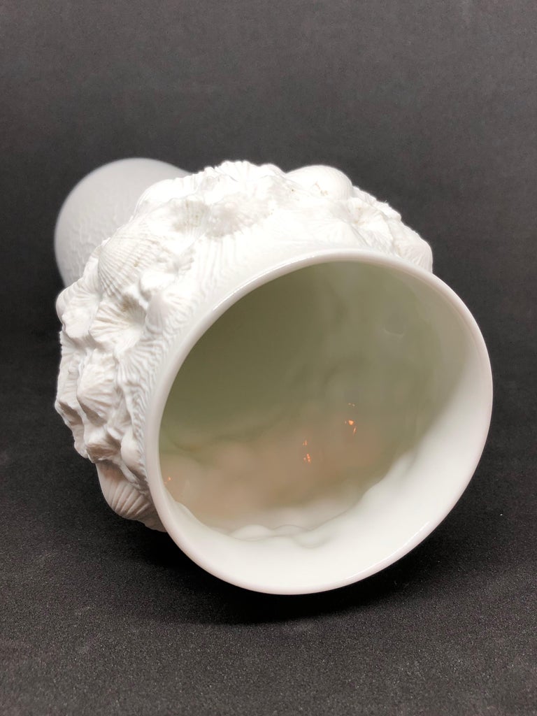 Petite Midcentury Bisque Fossil Vase by Kaiser Porcelain, Germany