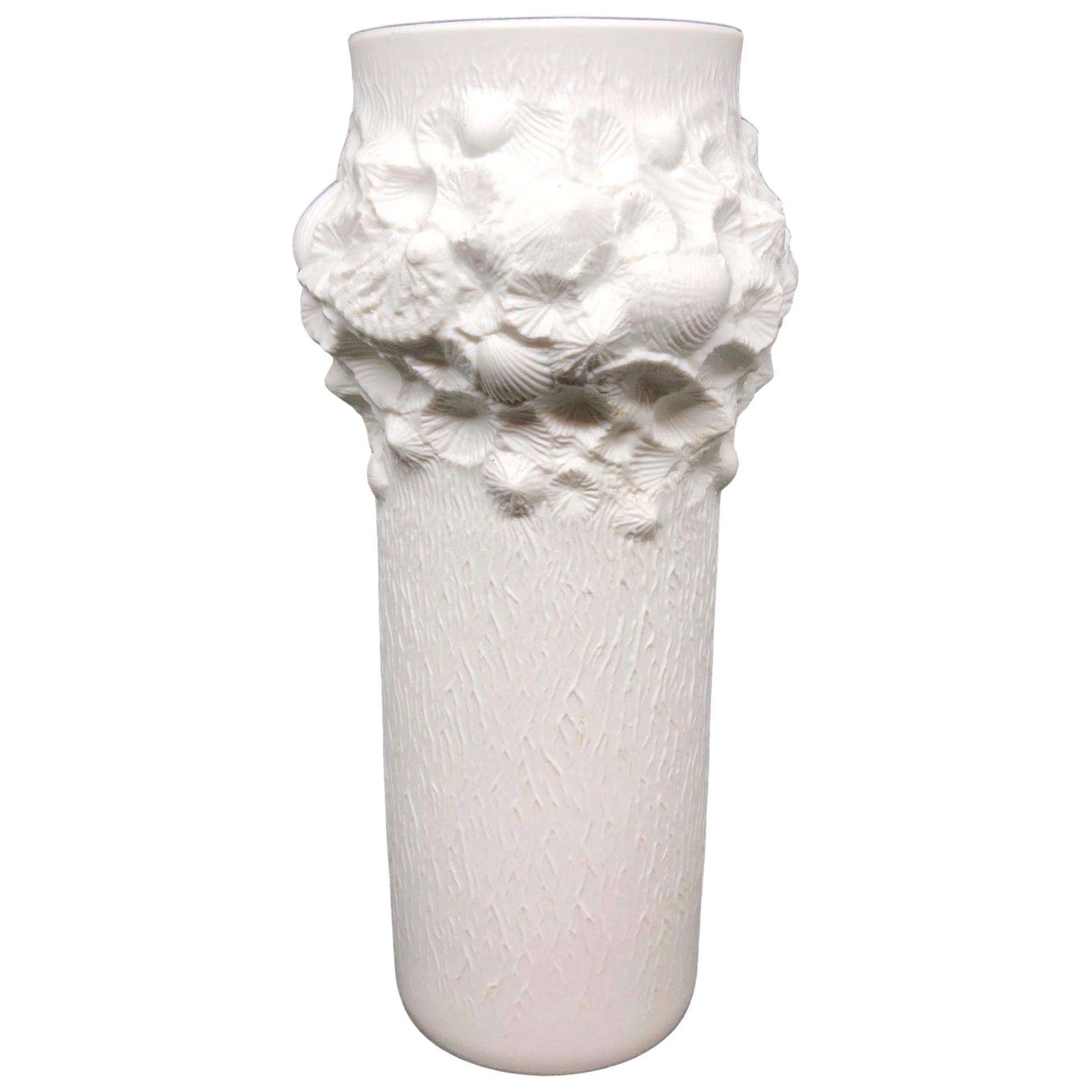 Petite Midcentury Bisque Fossil Vase di Kaiser Porcelain, Germania, anni '70